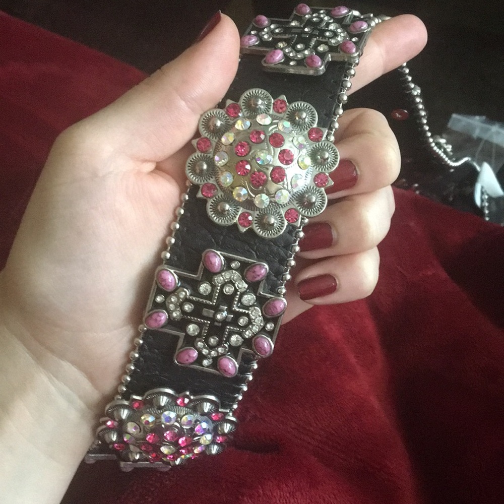 Rhinestone belt